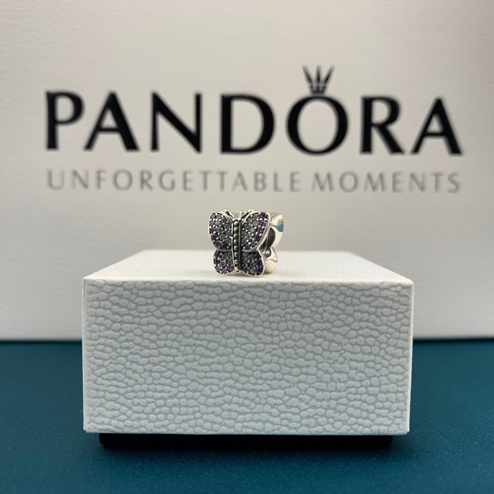 Pandora Reeds Jewelry, Sparkling Butterfly Charms